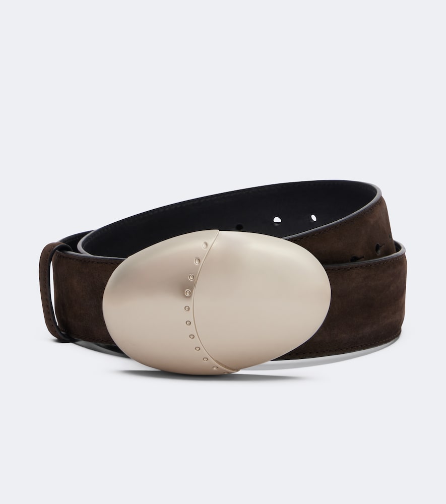 Cintura Ying Yang in pelle