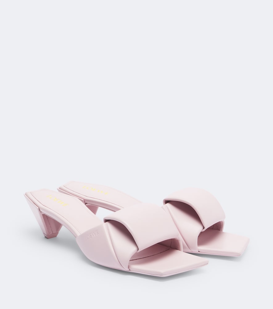 Mules Origami aus Leder