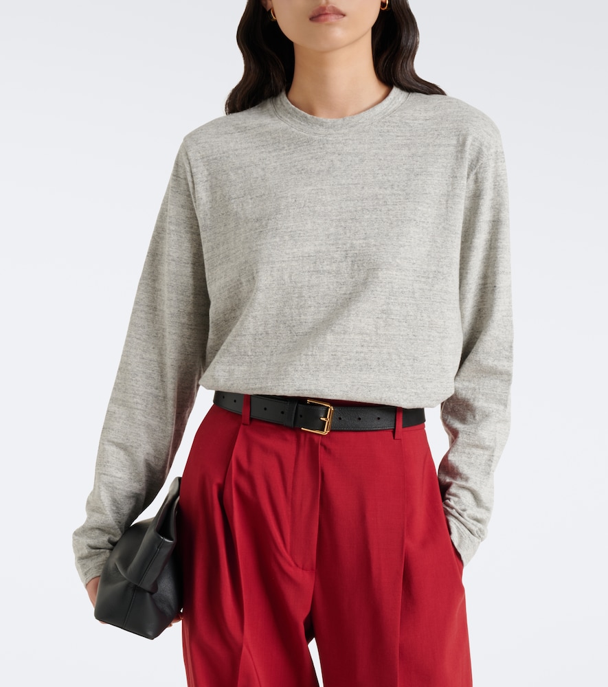 Róhe Mouliné Cotton Jersey T-Shirt