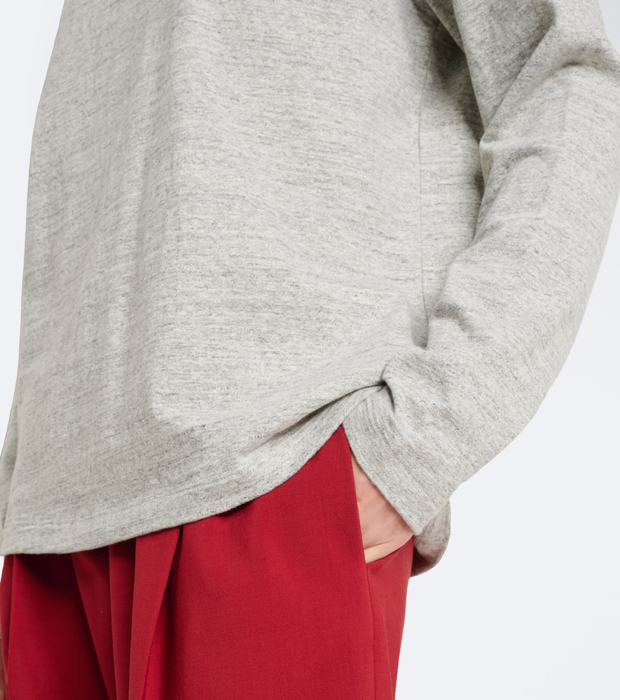 Róhe Mouliné Cotton Jersey T-Shirt