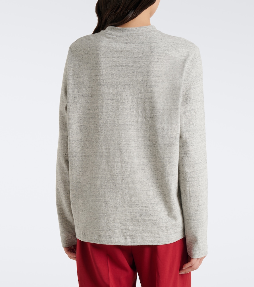 Róhe Mouliné Cotton Jersey T-Shirt