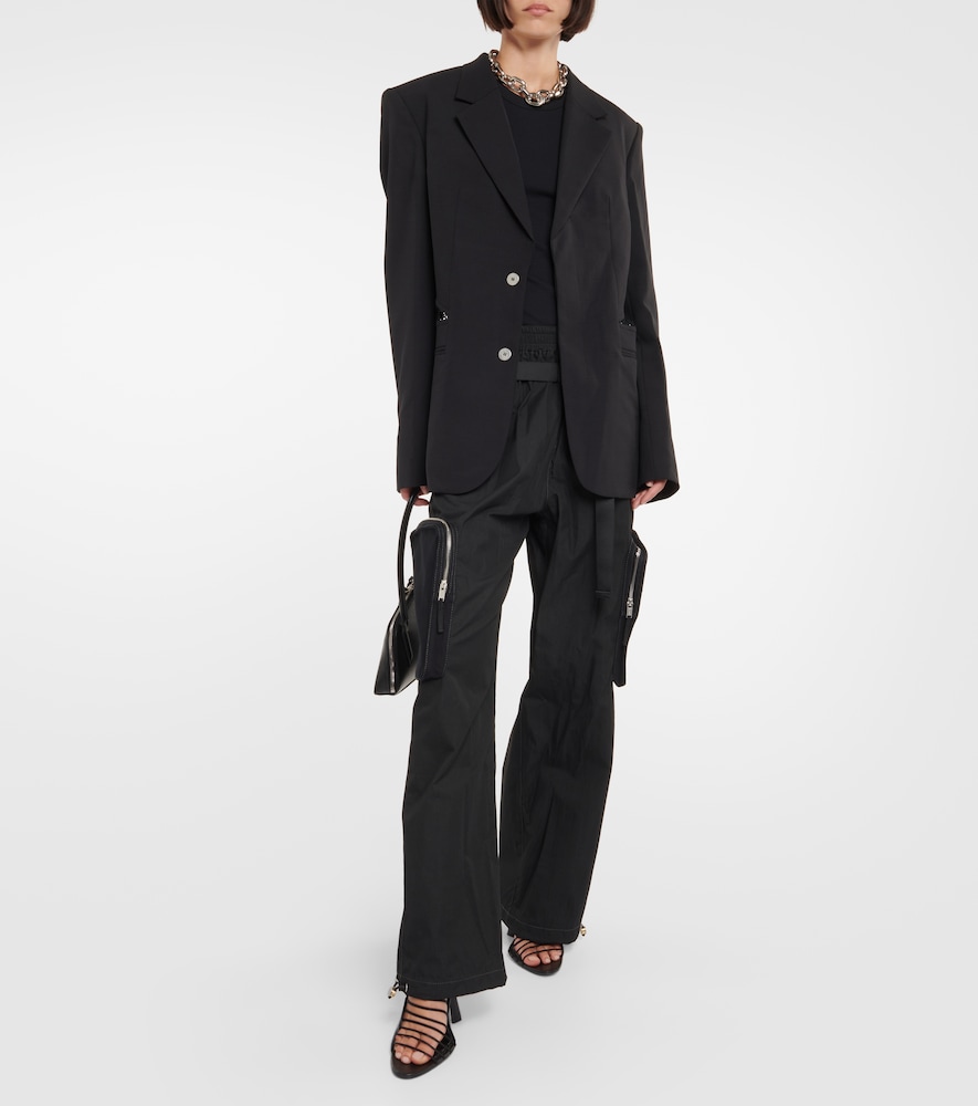  Dion Lee Dion Lee Blazer De Lana Con Aberturas 