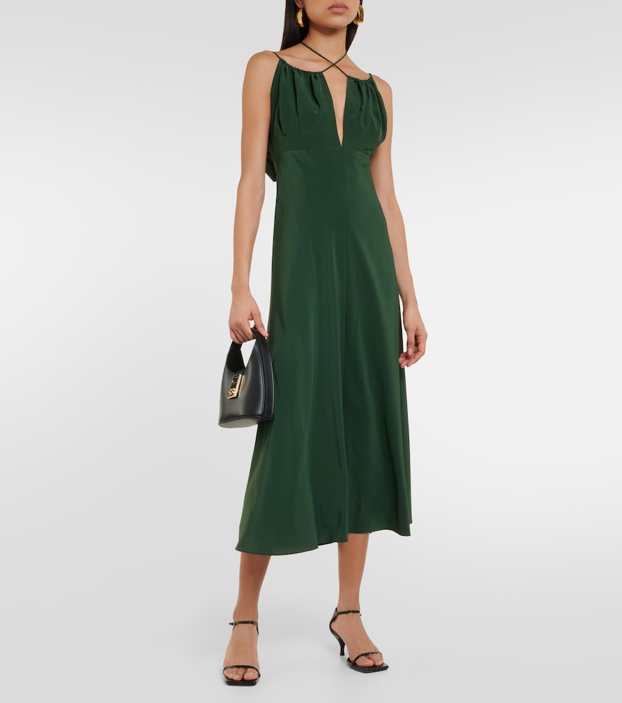  Toteme Toteme Midikleid Aus Crêpe De Chine 