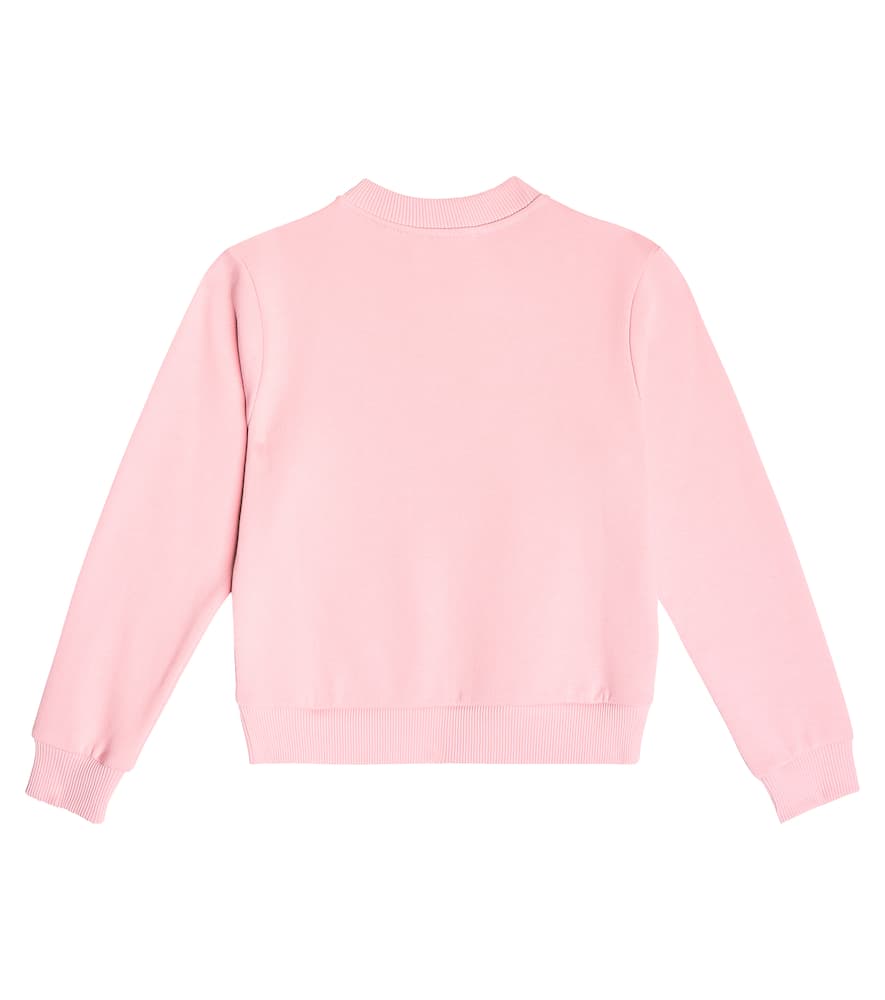 Dolce & Gabbana Cotton Jersey Sweatshirt In Pink