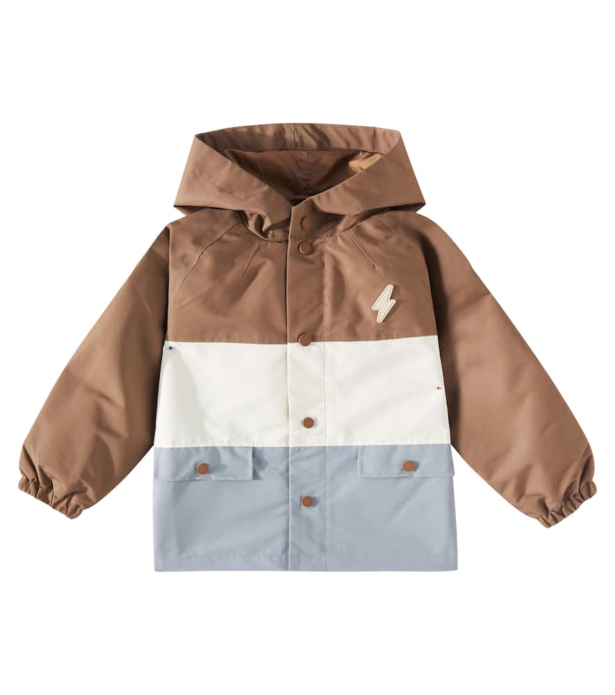 Rylee + Cru Colorblocked raincoat