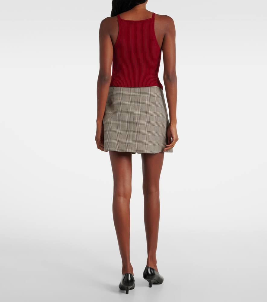 Courrèges Pointy Tank Top In Rot