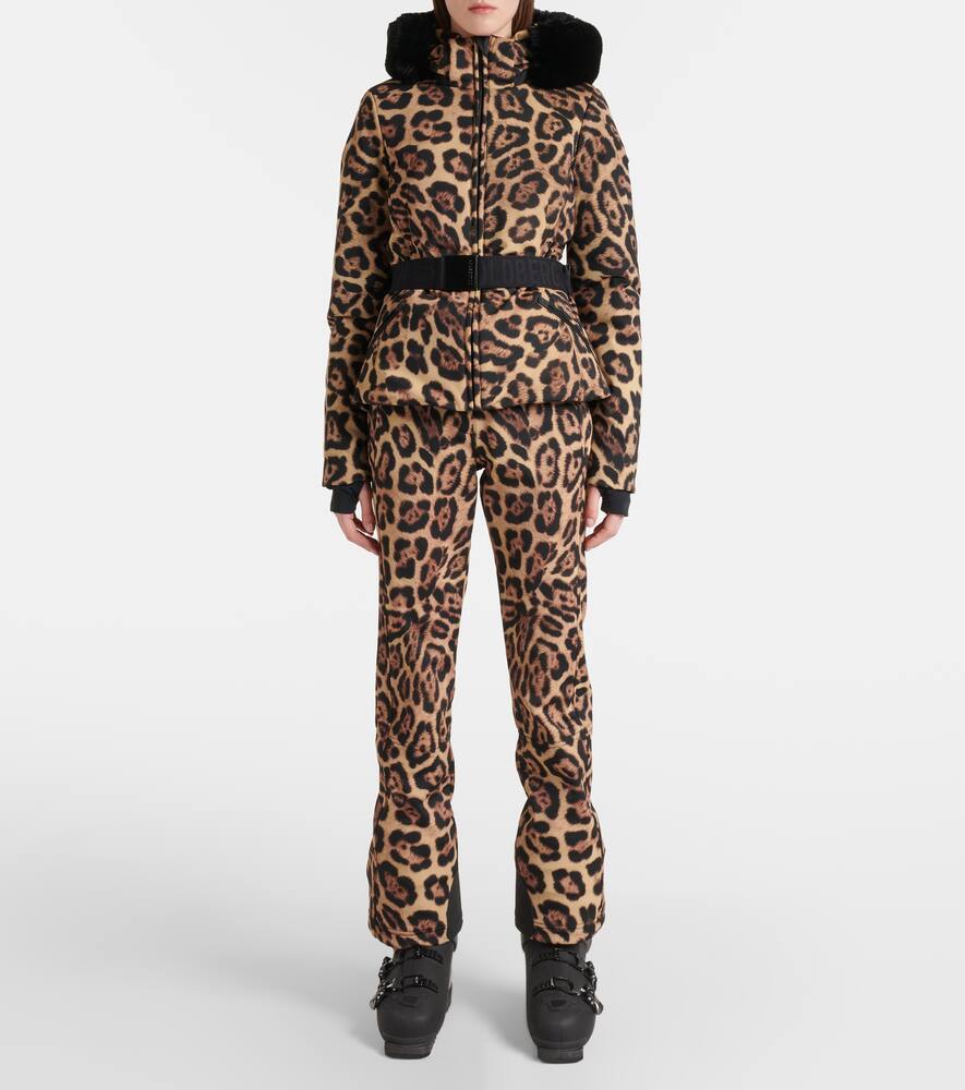 GOLDBERGH MINOU LEOPARD-PRINT SKI PANTS