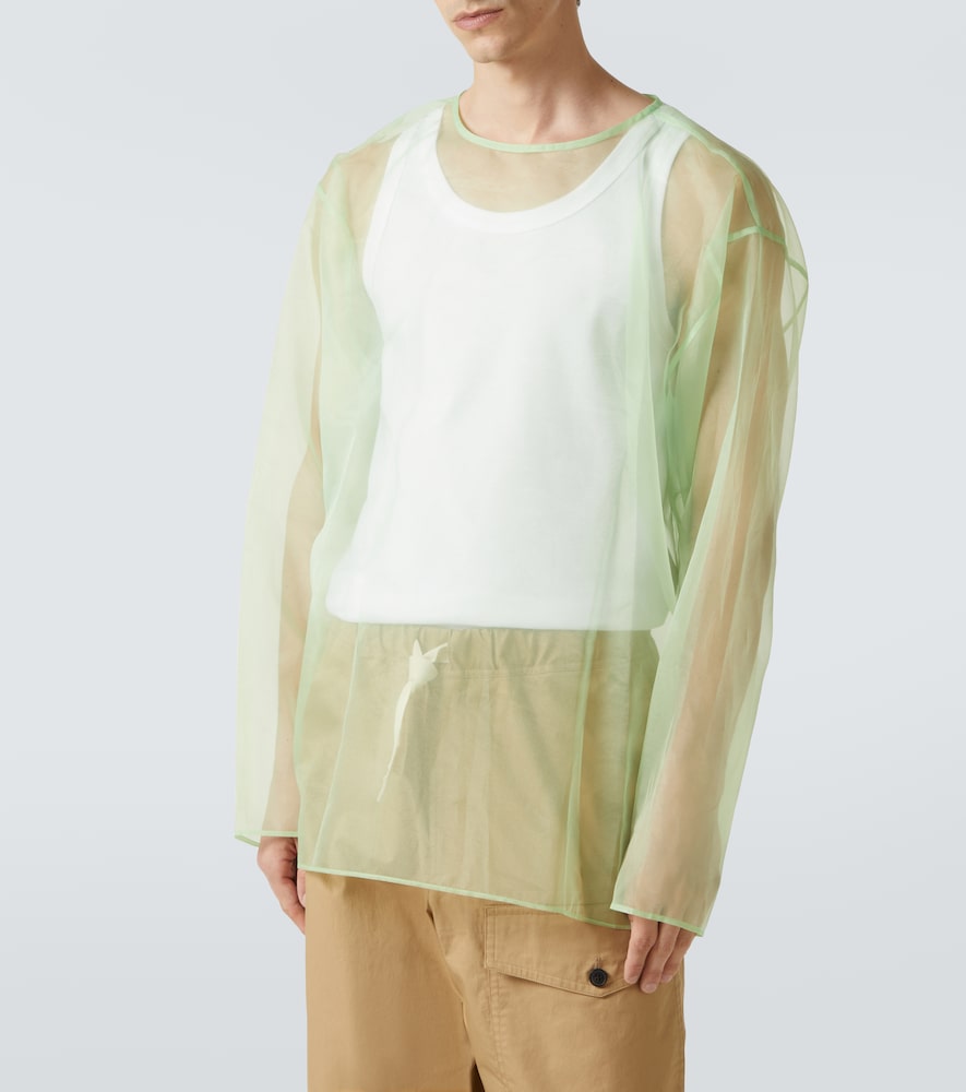  Dries Van Noten Dries Van Noten Oversized Sheer Top 