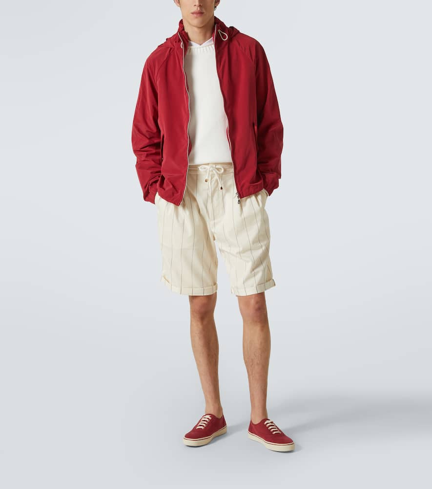 Brunello Cucinelli Technical Jacket In Red