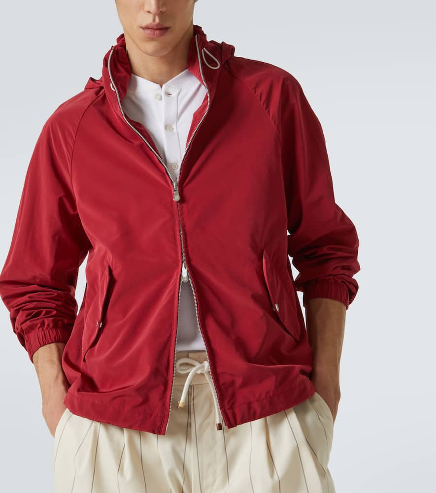 Brunello Cucinelli Technical Jacket In Red