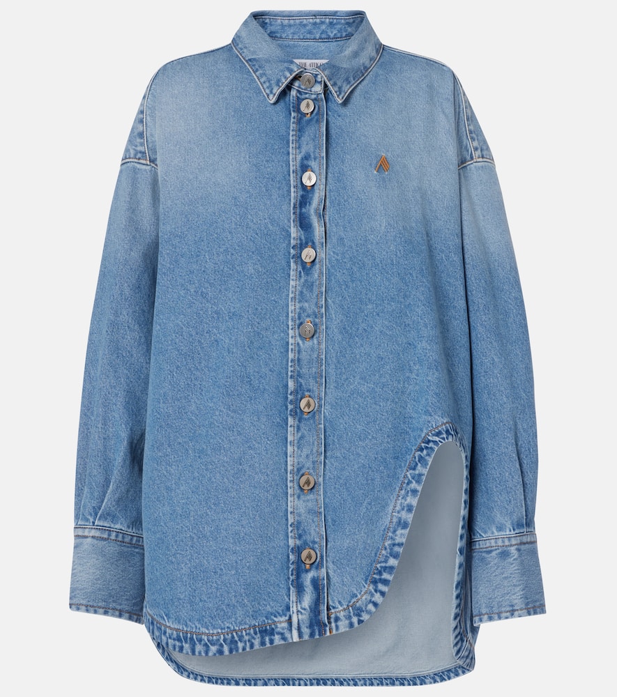 Diana oversized cotton denim shirt