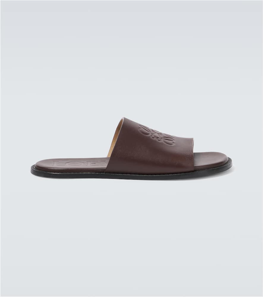 Paula's Ibiza Flex Anagram leather slides