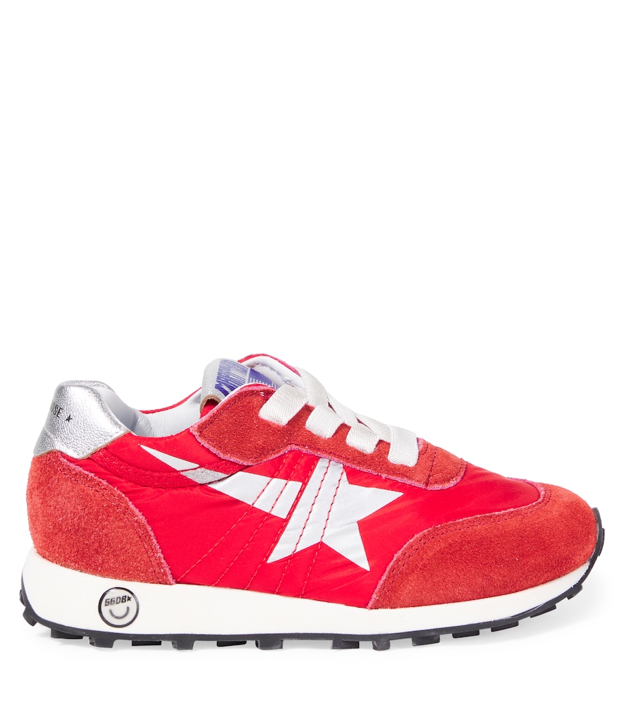  Golden Goose Kids Golden Goose Kids Sneakers Running Marathon Mit Veloursleder 