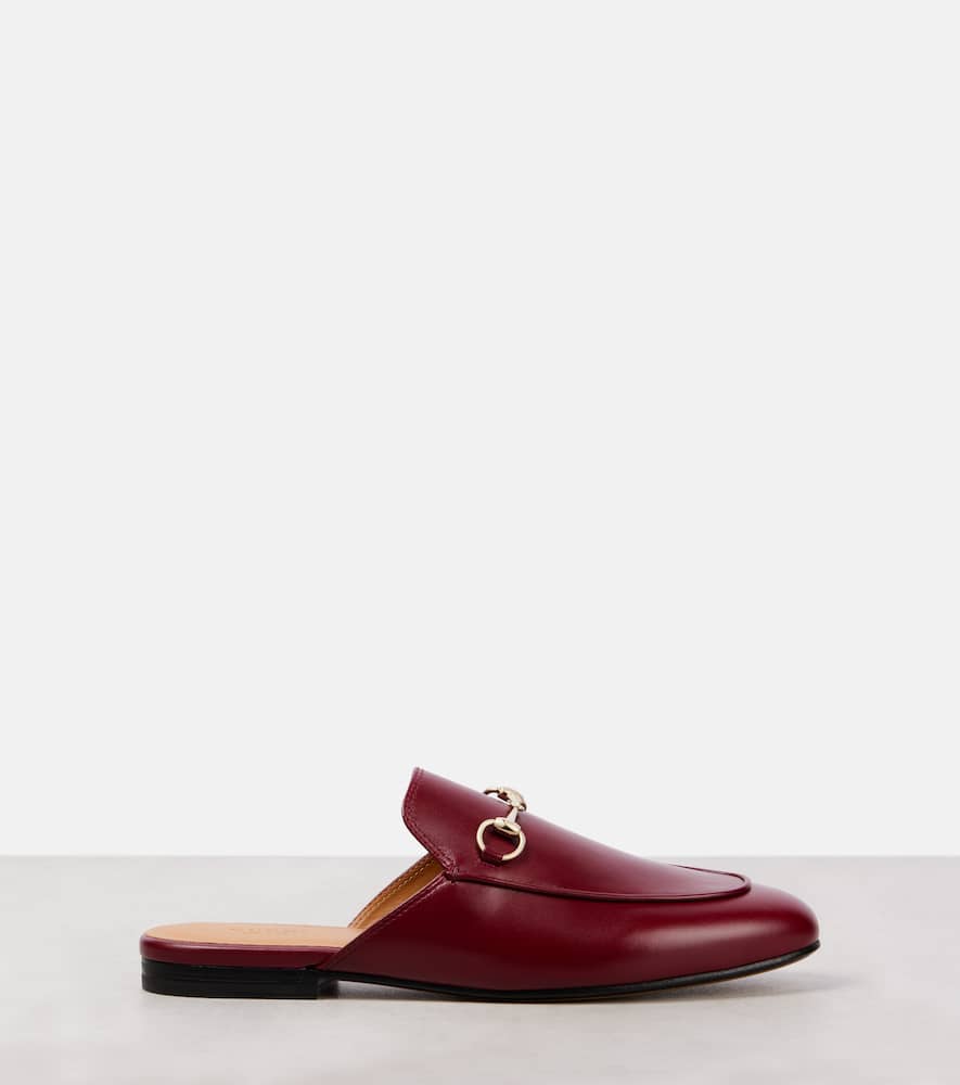Gucci Princetown Leather Mules
