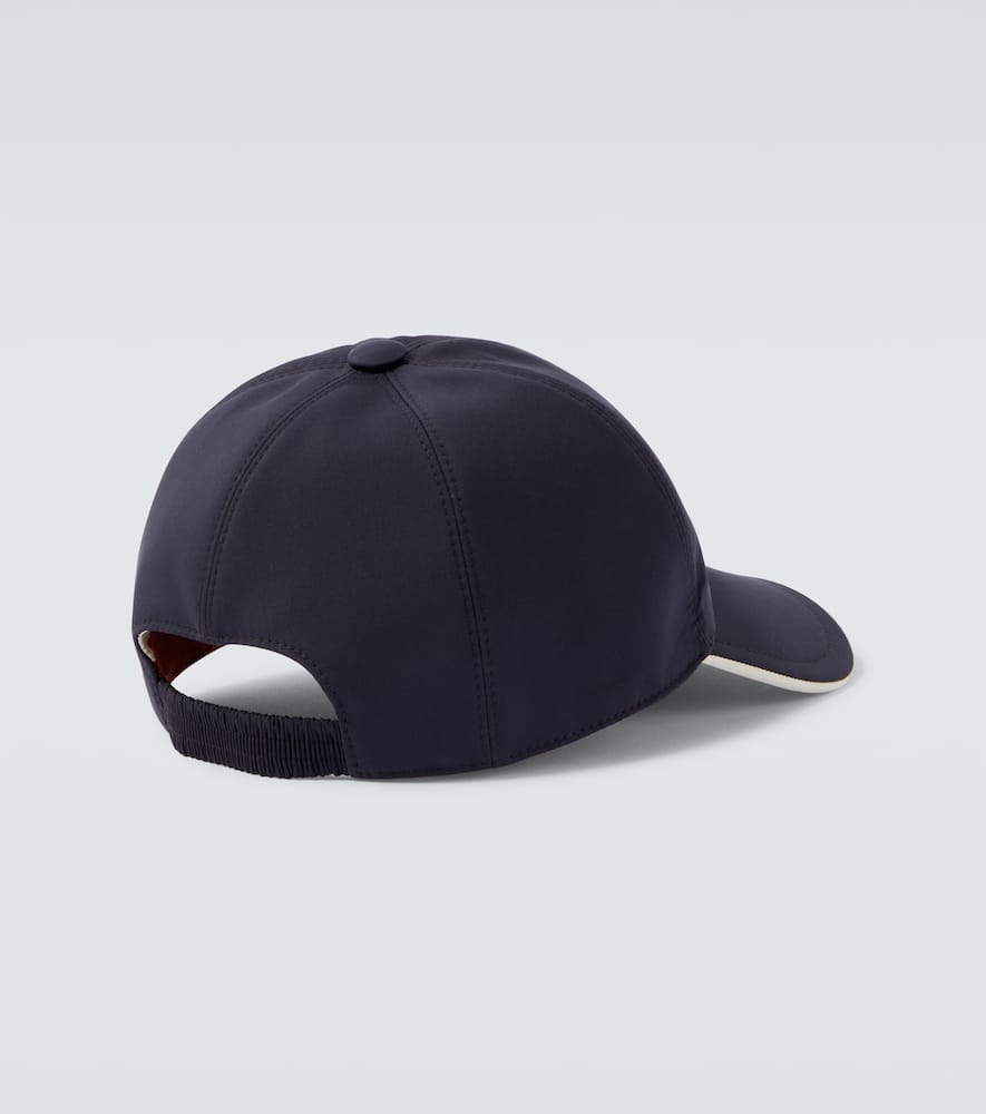 Loro Piana Logo Baseball Cap In Black