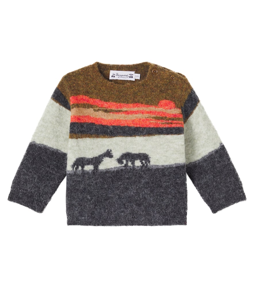 Bonpoint Jacquard Sweater In Multi