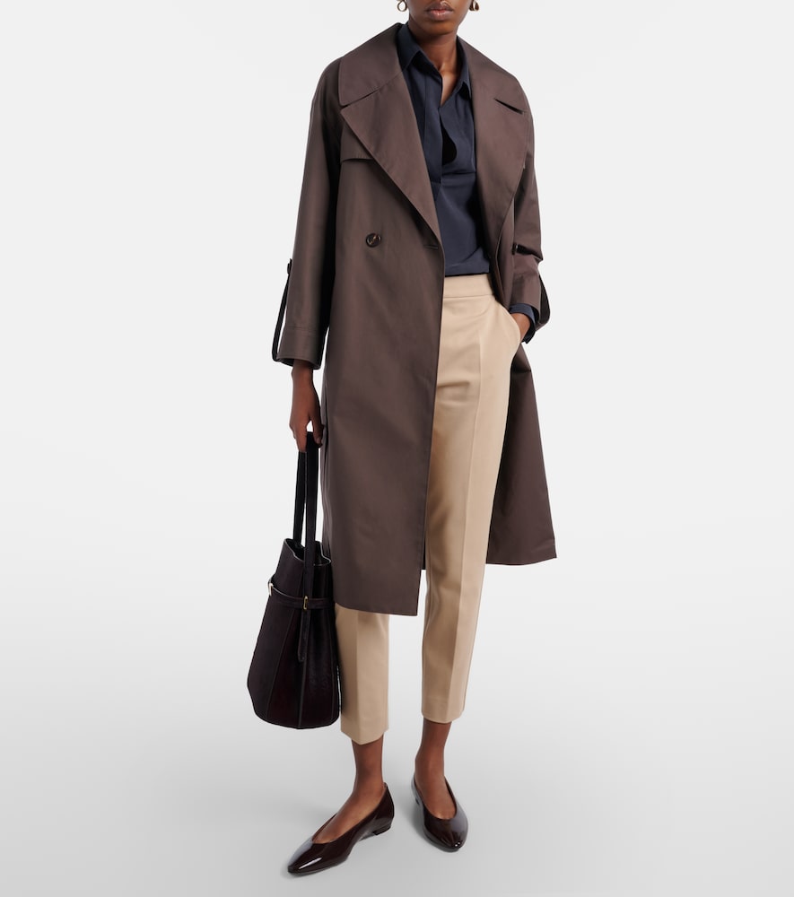 Max Mara Pegno jersey cropped slim pants