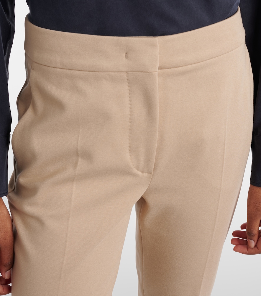  Max Mara Max Mara Pegno Jersey Cropped Slim Pants 