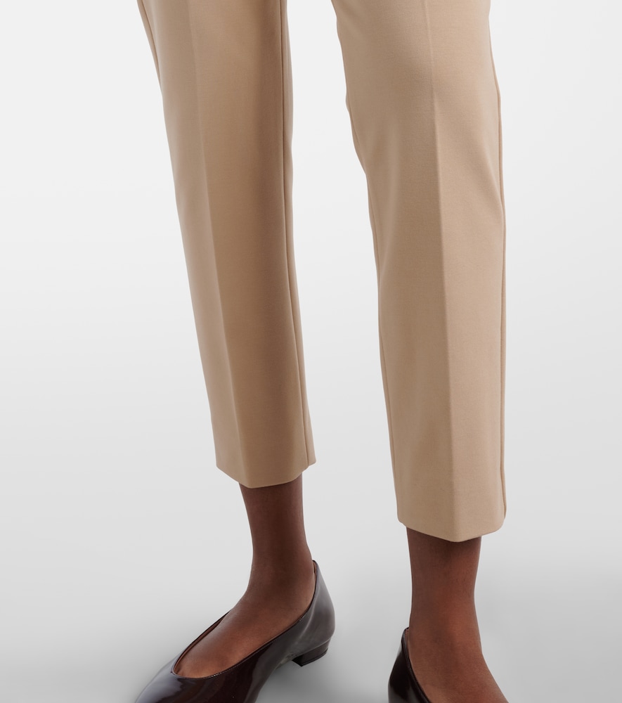  Max Mara Max Mara Pegno Jersey Cropped Slim Pants 