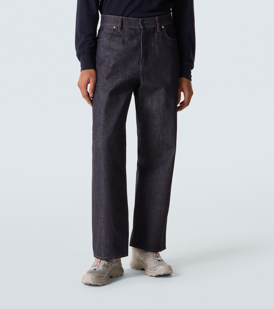  Stone Island Stone Island Mid-rise Straight Jeans 