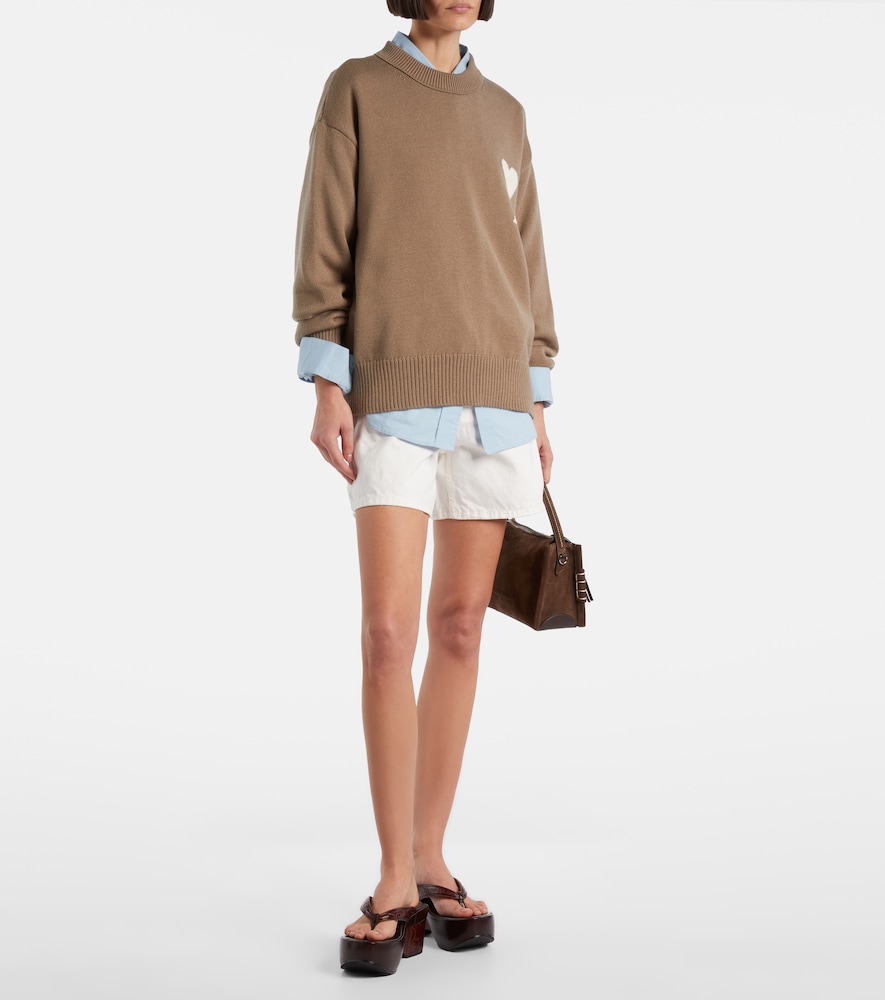 Ami Paris Ami De Caur wool and cotton sweater