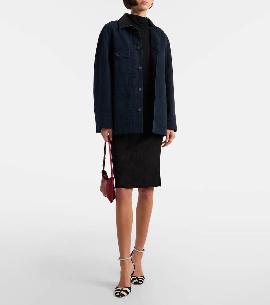  Stouls Stouls Gin Suede Midi Skirt 