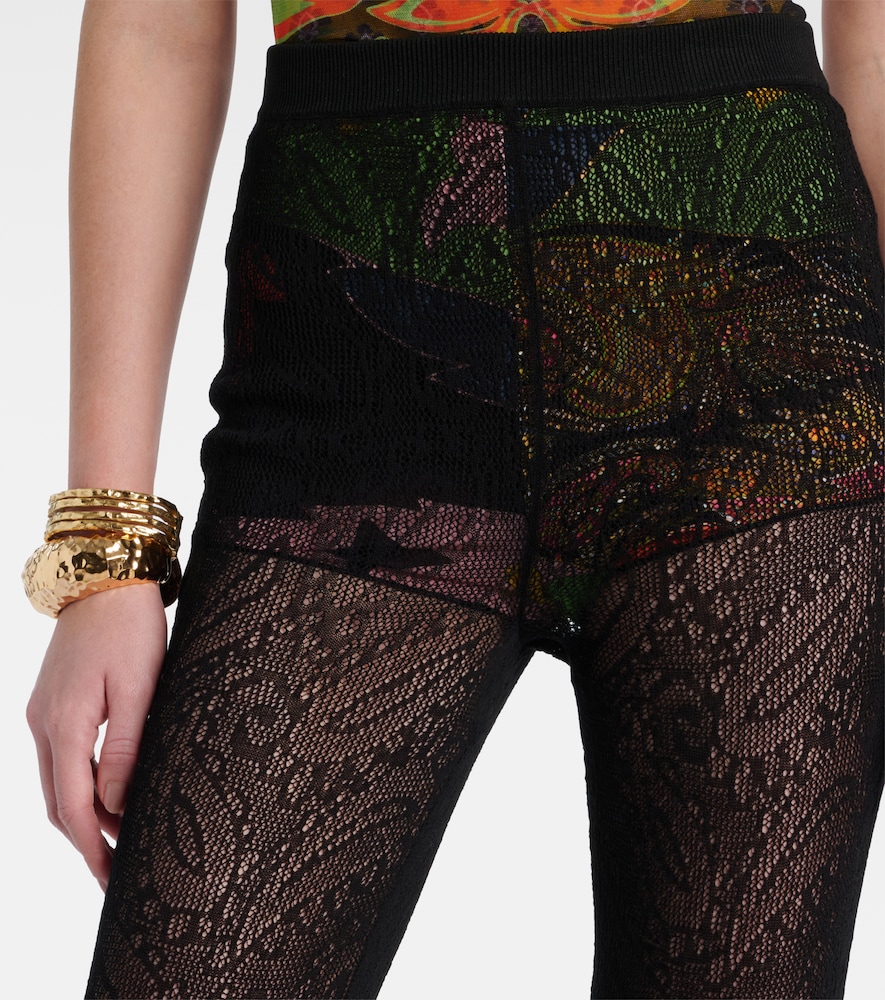  Etro Etro Cotton Lace Flared Pants 