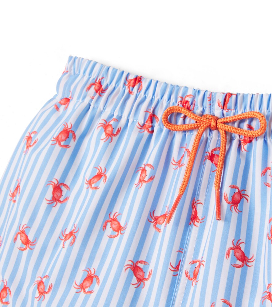  La Coqueta La Coqueta Bravo Printed Striped Swim Trunks 