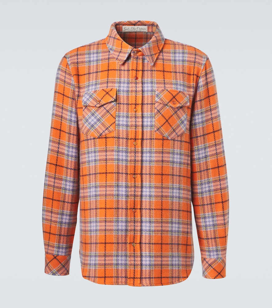 Camicia Midnight Sun in cashmere con corniola