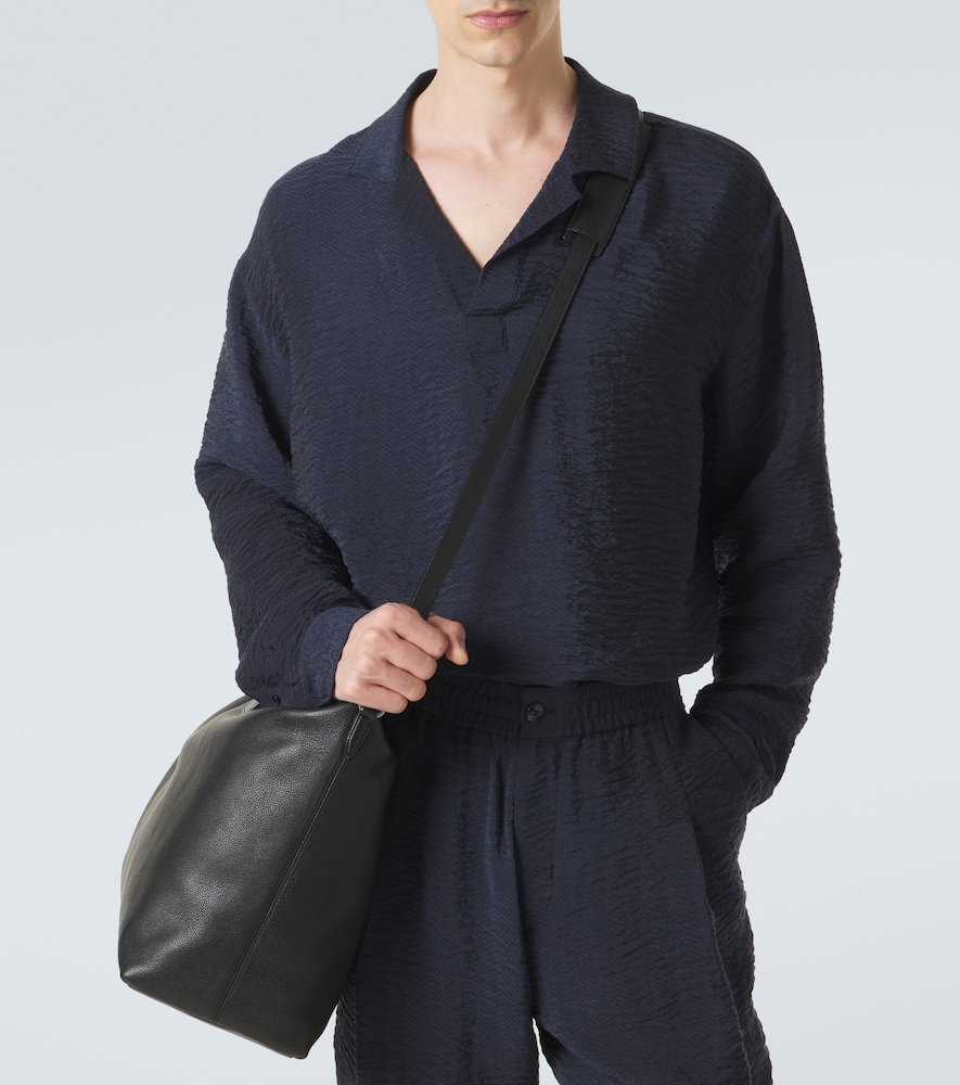 Seersucker Polo Shirt