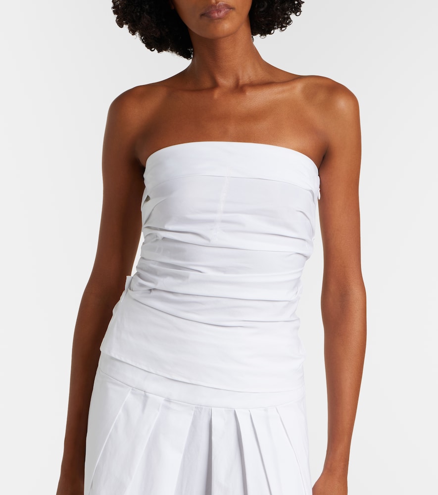 Proenza Schouler White Label Maisy cotton-blend tube top