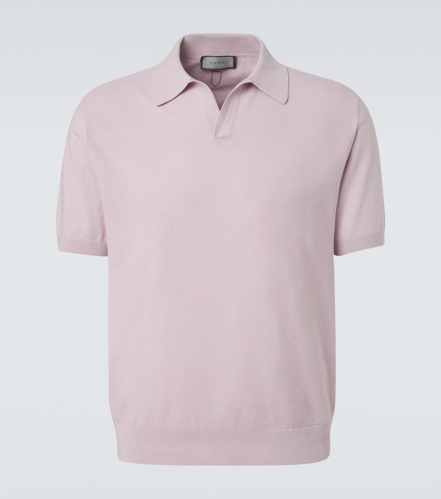 Canali Polo en coton et soie 630 €