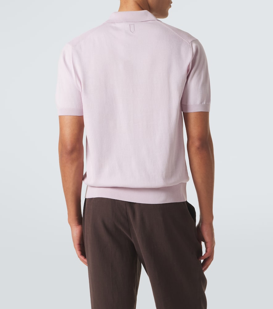  Canali Canali Polo De Algodón Y Seda 