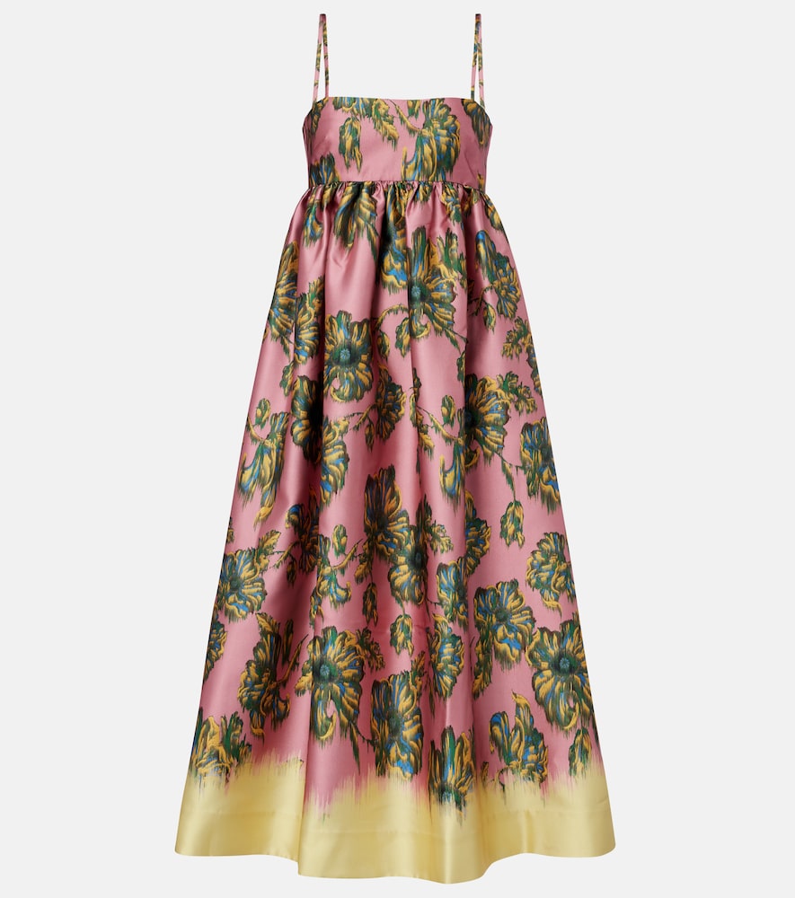 Alémais Abito midi Faye con stampa floreale