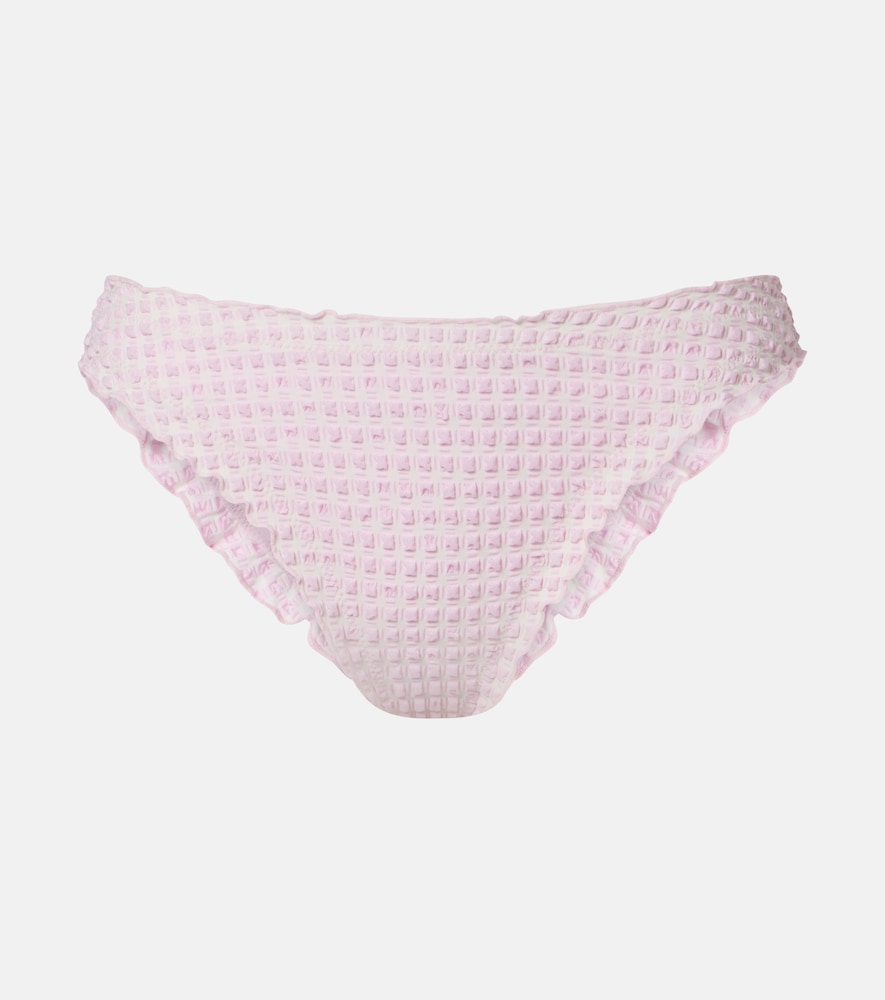 Simkhai Checked bikini bottoms