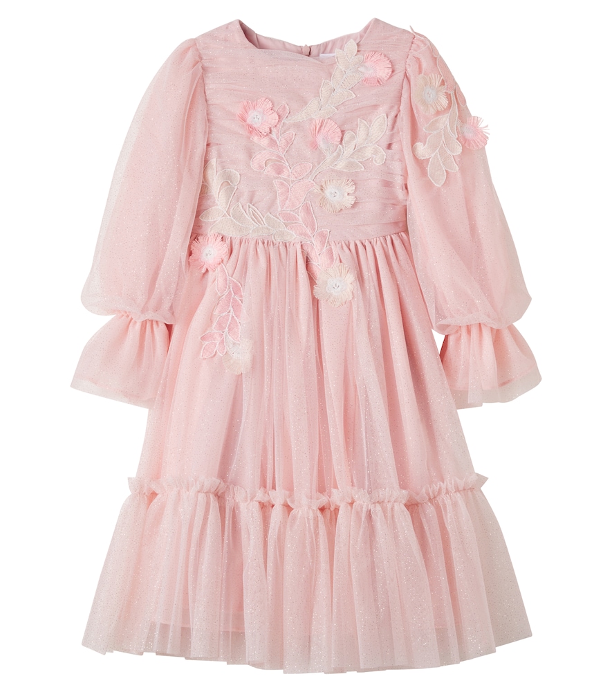 Besticktes Kleid aus Tüll