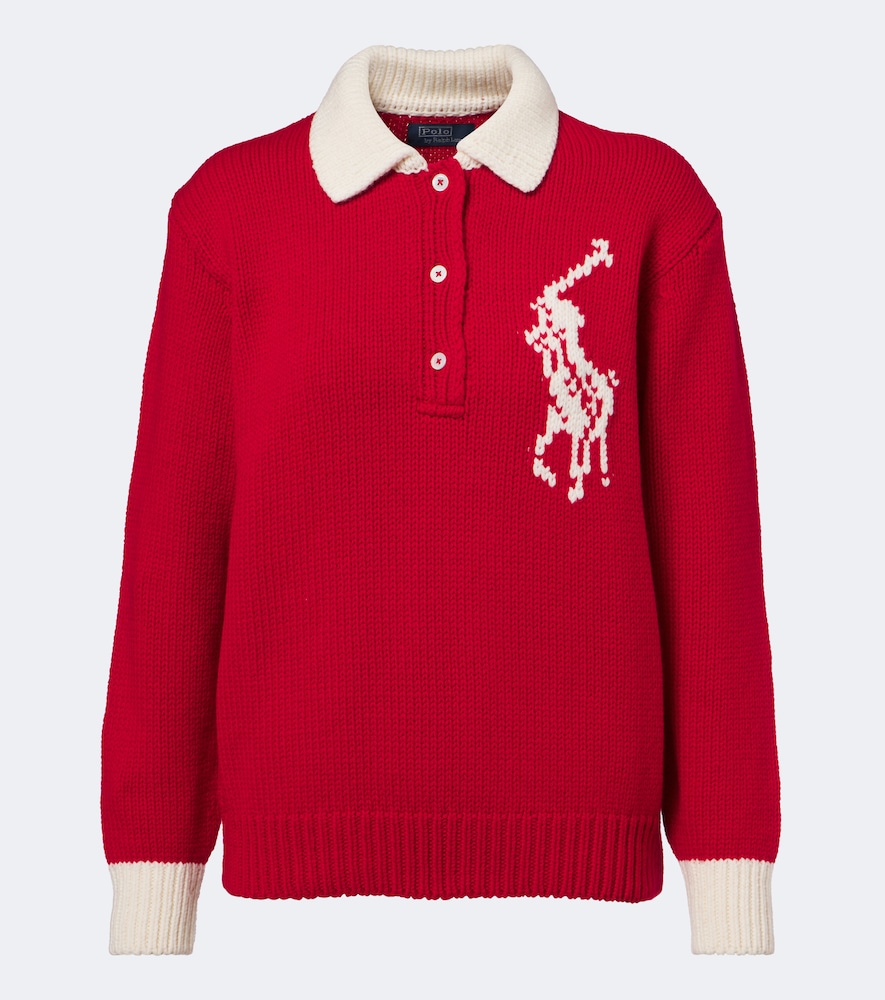Polo-Pullover Big Pony aus Wolle