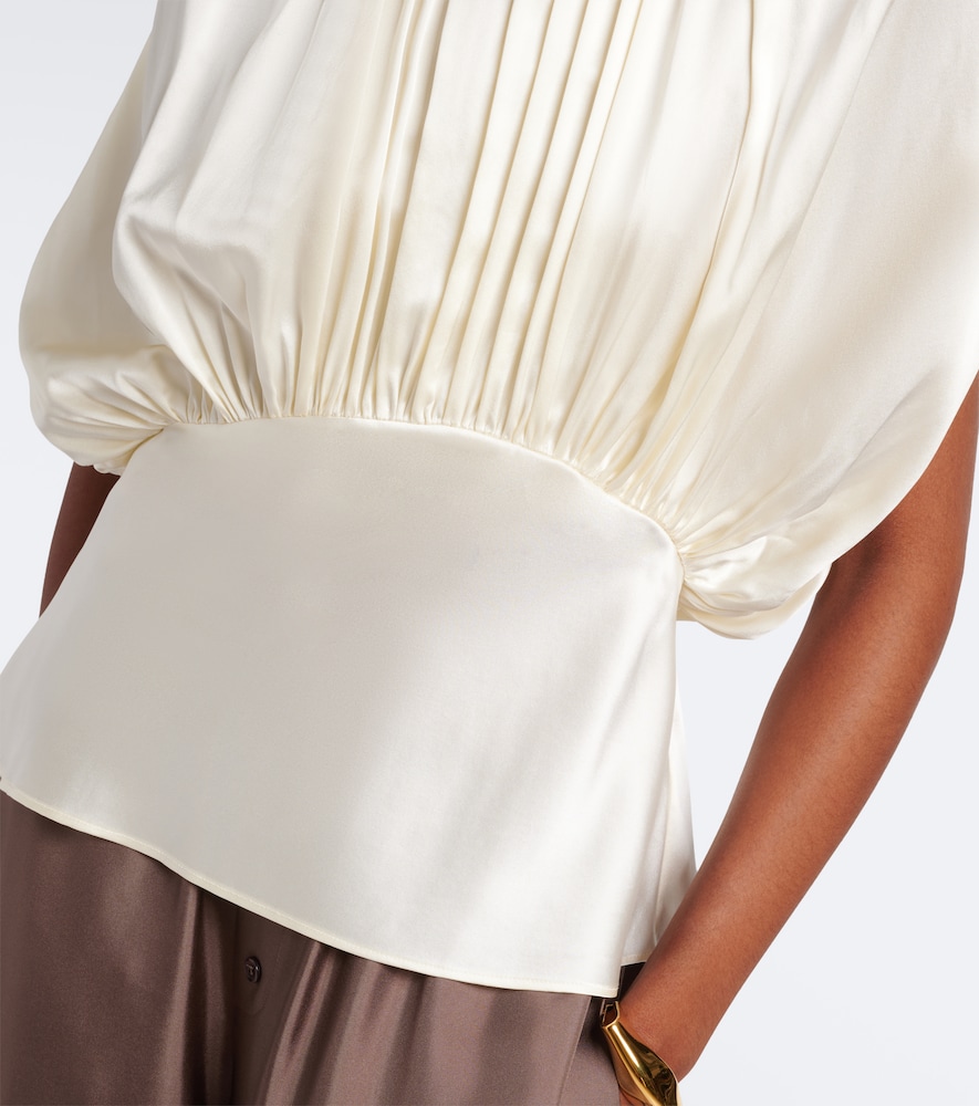 Peta Draped Peplum Top