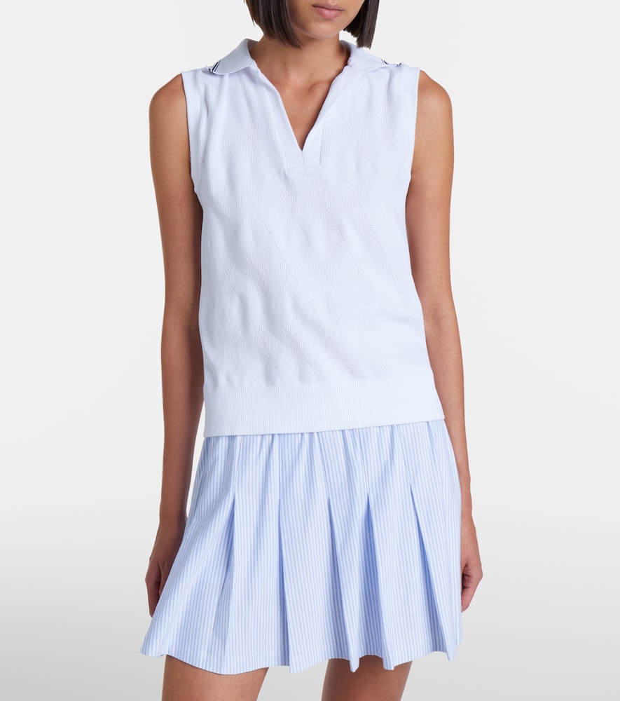 Varley Marit argyle polo shirt