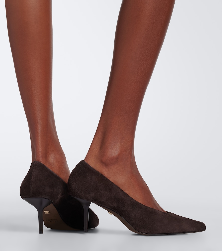 Suede Pumps
