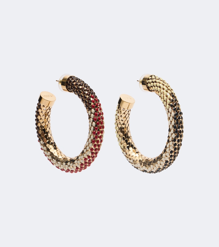 Isabel Marant Isabel Marant Doria embellished hoop earrings