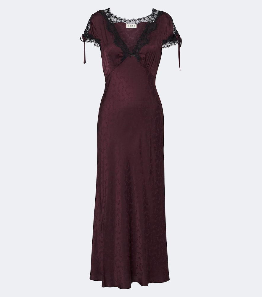 Midikleid Fern aus Satin