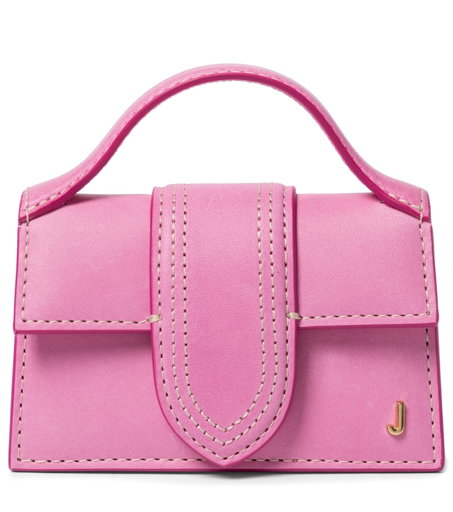 JACQUEMUS LE PETIT BAMBINO SUEDE SHOULDER BAG,P00545131
