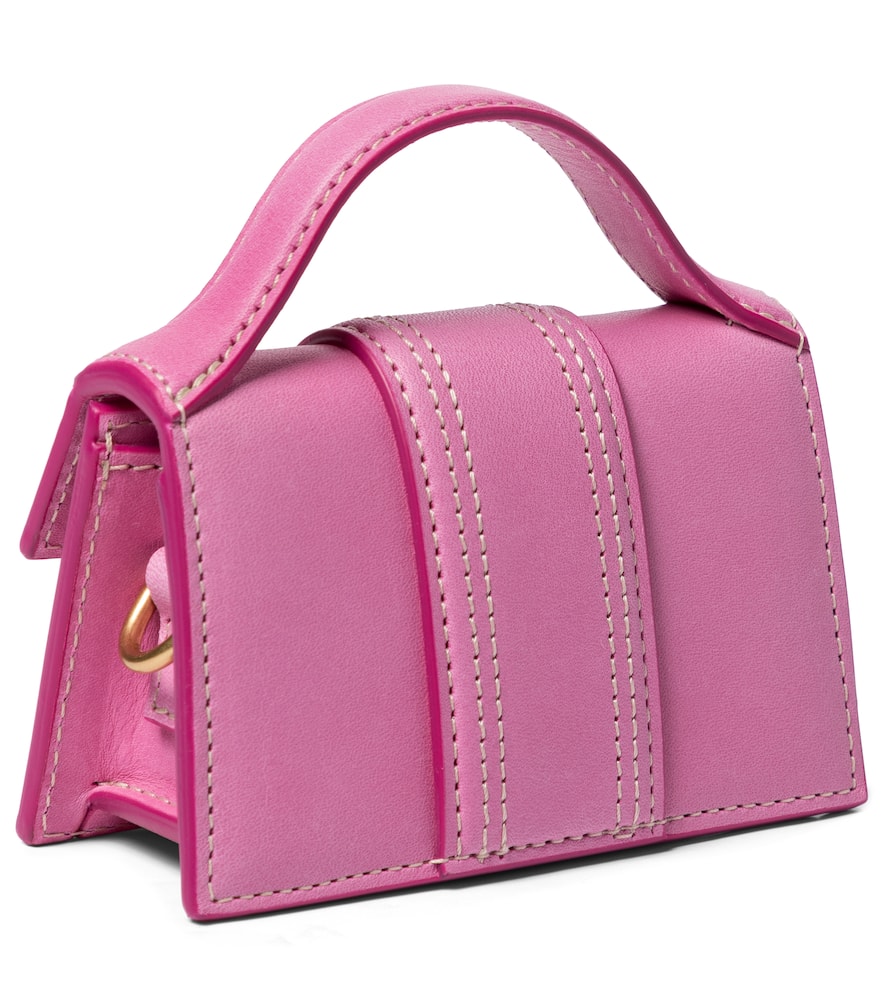 JACQUEMUS LE PETIT BAMBINO SUEDE SHOULDER BAG,P00545131