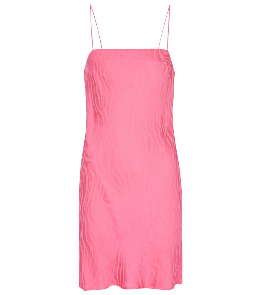 rotate satin mini dress