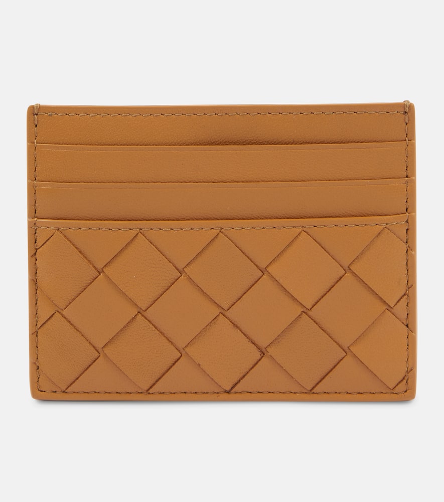 Bottega Veneta Intrecciato leather card holder