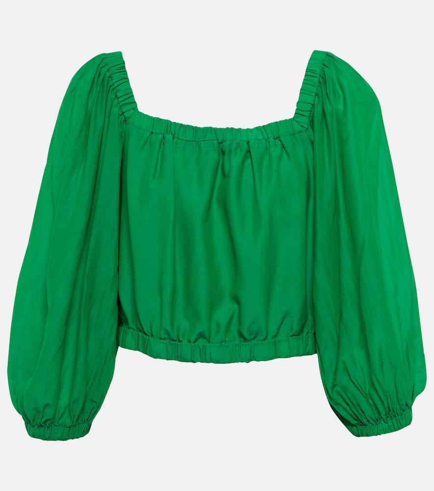 Velvet Cotton and silk top