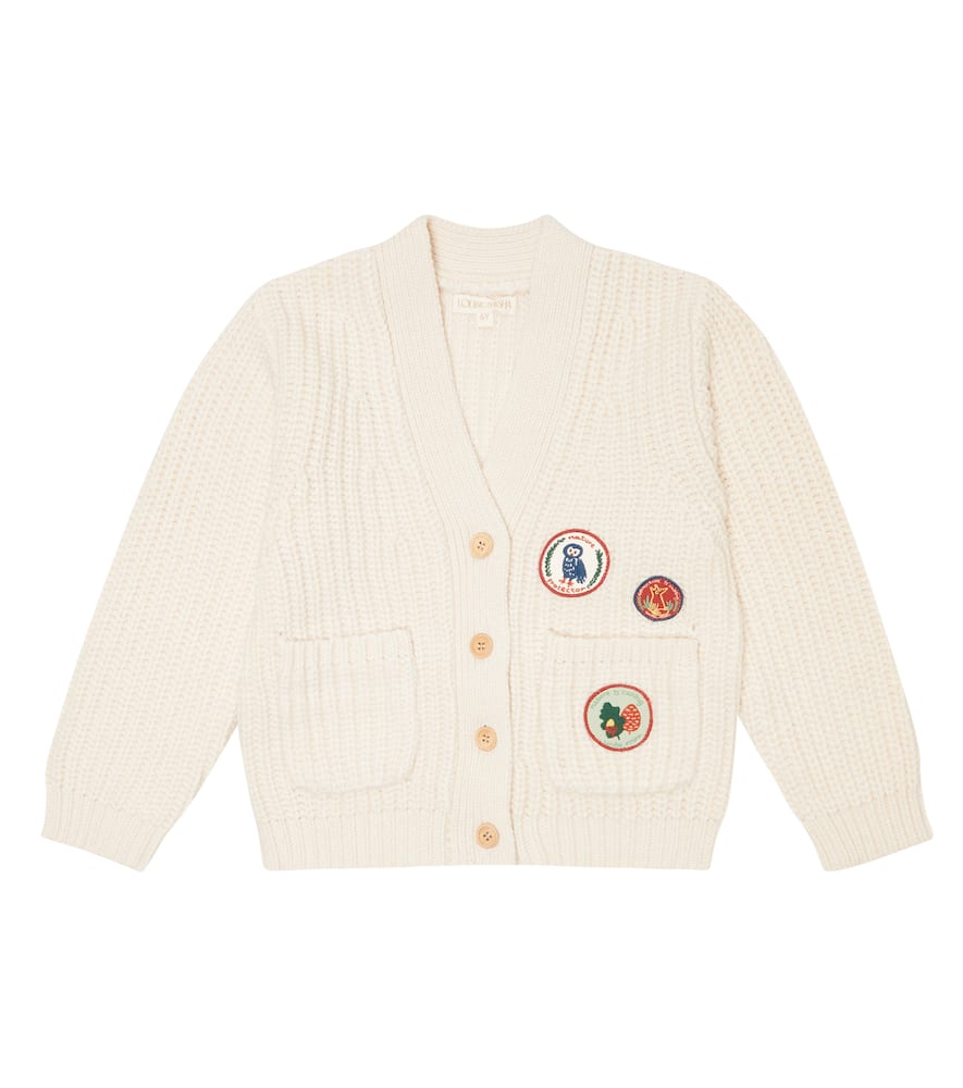 Louise Misha Polo ribbed-knit cardigan