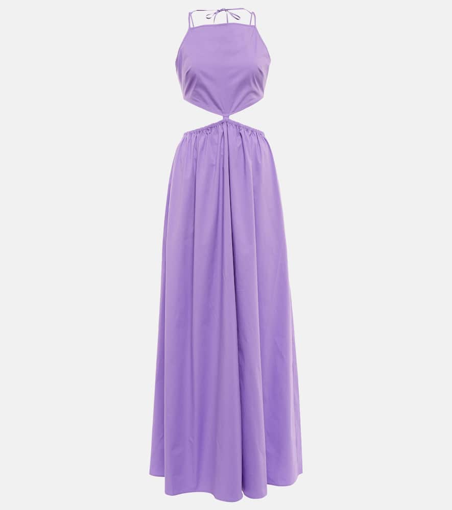 Staud Myla cutout maxi dress