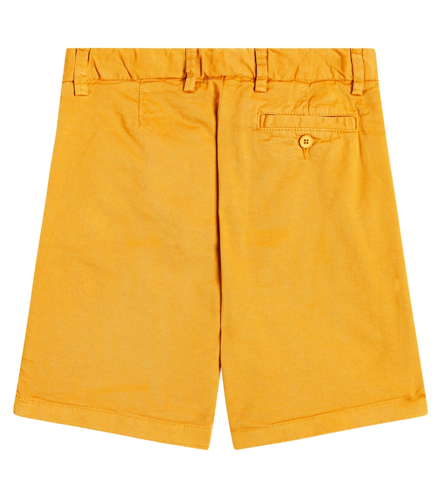 Shop Il Gufo Cotton Bermuda Shorts In Brown